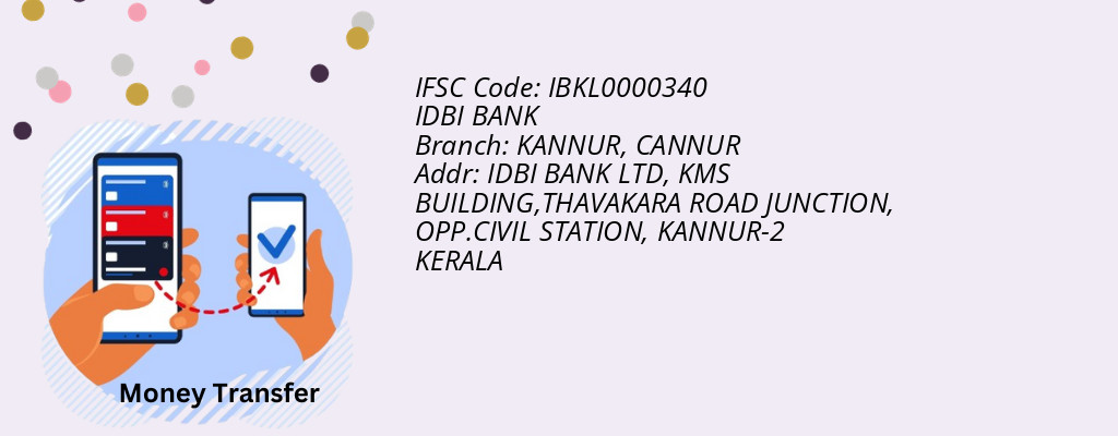 Find IDBI BANK IFSC Code CANNUR - KANNUR Branch