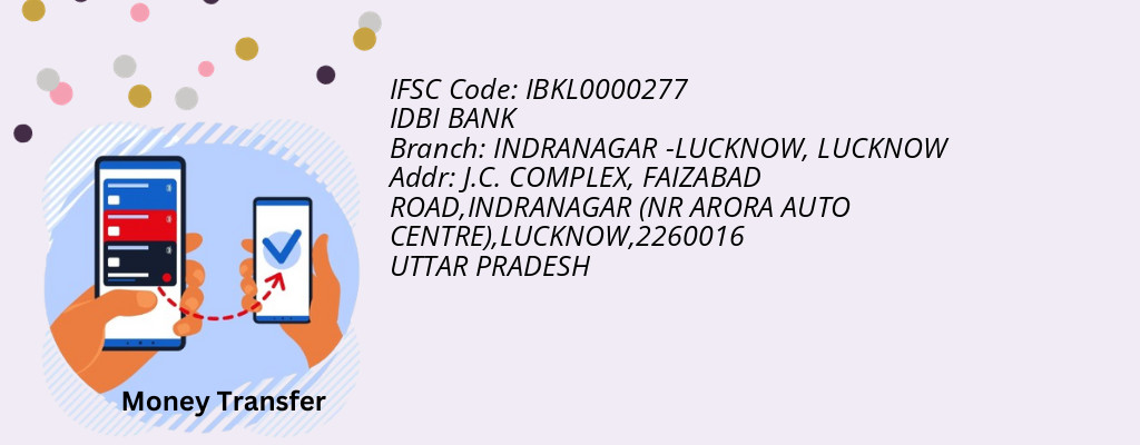 Find IDBI BANK IFSC Code LUCKNOW - INDRANAGAR -LUCKNOW Branch