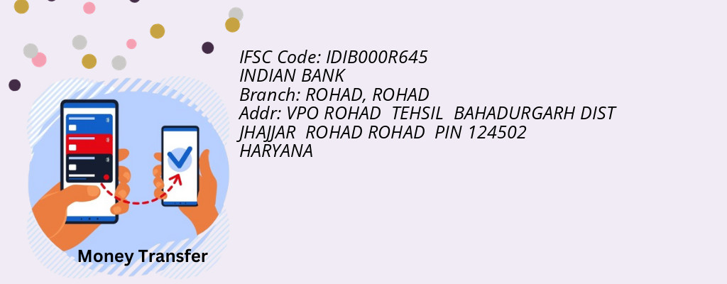 Find INDIAN BANK IFSC Code ROHAD - ROHAD Branch