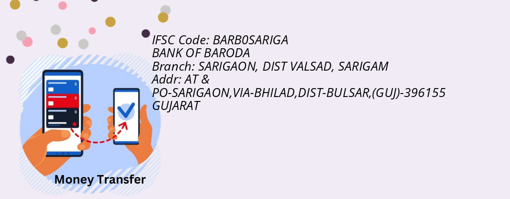 Find BANK OF BARODA IFSC Code SARIGAM - SARIGAON, DIST VALSAD Branch