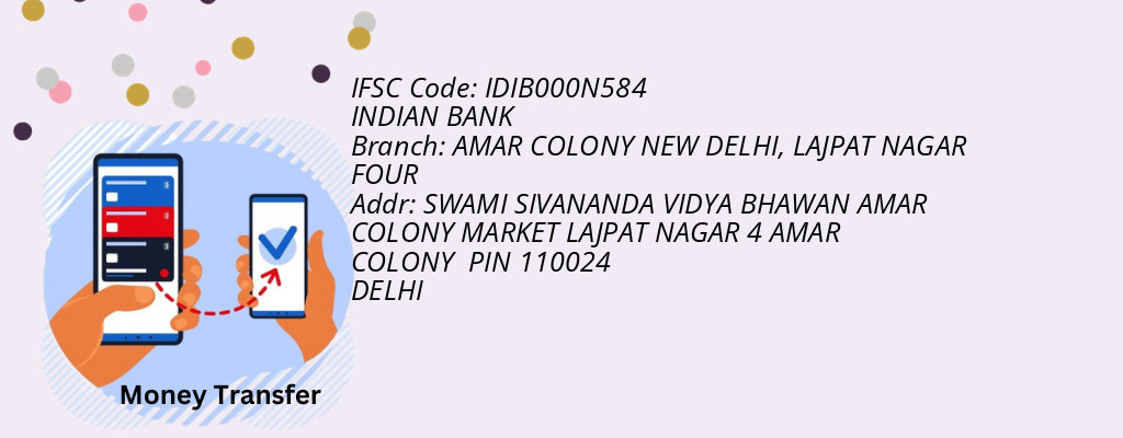 Find INDIAN BANK IFSC Code LAJPAT NAGAR FOUR - AMAR COLONY NEW DELHI Branch Find INDIAN BANK IFSC Code LAJPAT NAGAR FOUR - AMAR COLONY NEW DELHI Branch