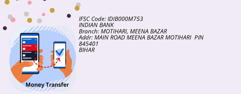 Find INDIAN BANK IFSC Code MEENA BAZAR - MOTIHARI Branch Find INDIAN BANK IFSC Code MEENA BAZAR - MOTIHARI Branch