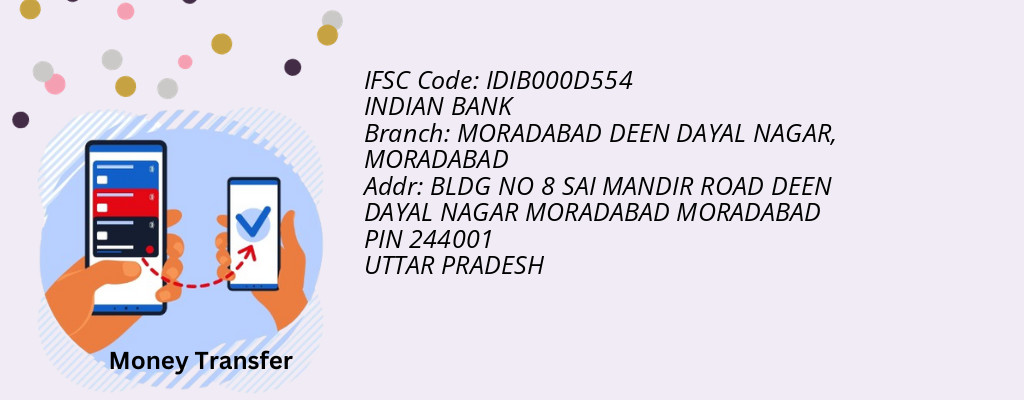 Find INDIAN BANK IFSC Code MORADABAD - MORADABAD DEEN DAYAL NAGAR Branch