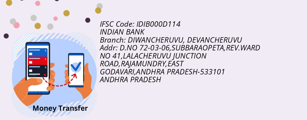 Find INDIAN BANK IFSC Code DEVANCHERUVU - DIWANCHERUVU Branch Find INDIAN BANK IFSC Code DEVANCHERUVU - DIWANCHERUVU Branch