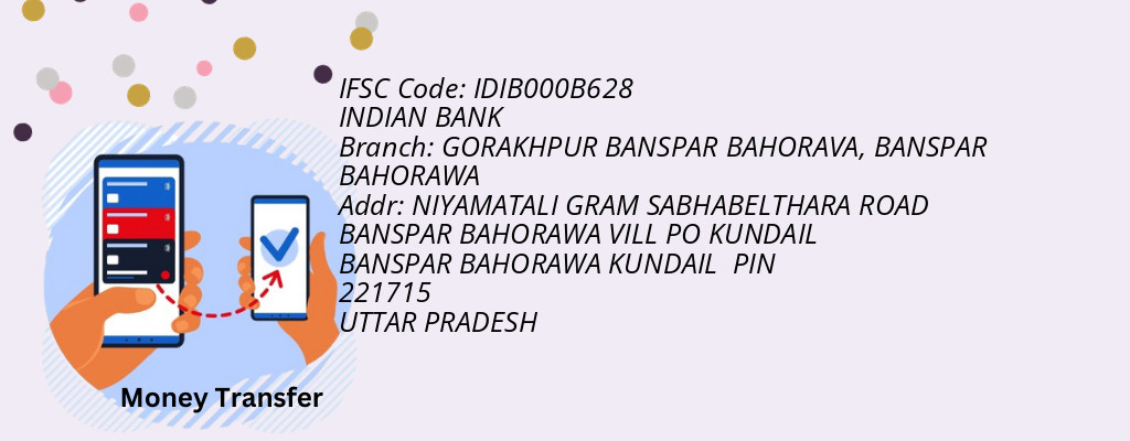 Find INDIAN BANK IFSC Code BANSPAR BAHORAWA - GORAKHPUR BANSPAR BAHORAVA Branch Find INDIAN BANK IFSC Code BANSPAR BAHORAWA - GORAKHPUR BANSPAR BAHORAVA Branch