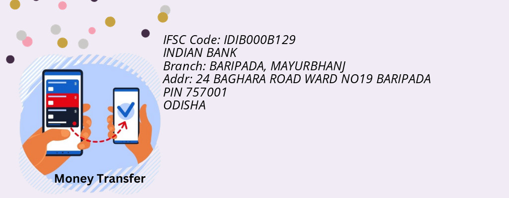 Find INDIAN BANK IFSC Code MAYURBHANJ - BARIPADA Branch Find INDIAN BANK IFSC Code MAYURBHANJ - BARIPADA Branch