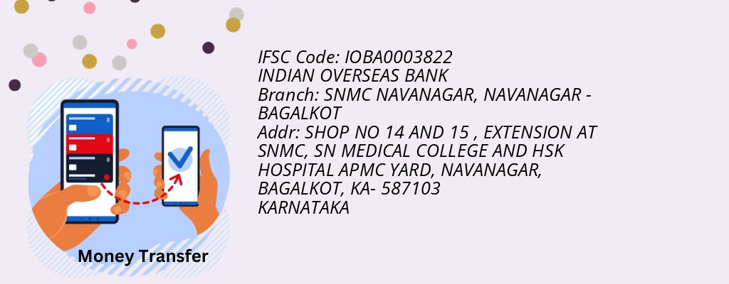 Find INDIAN OVERSEAS BANK IFSC Code NAVANAGAR - BAGALKOT - SNMC NAVANAGAR Branch Find INDIAN OVERSEAS BANK IFSC Code NAVANAGAR - BAGALKOT - SNMC NAVANAGAR Branch