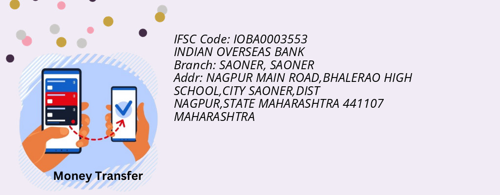 Find INDIAN OVERSEAS BANK IFSC Code SAONER - SAONER Branch Find INDIAN OVERSEAS BANK IFSC Code SAONER - SAONER Branch