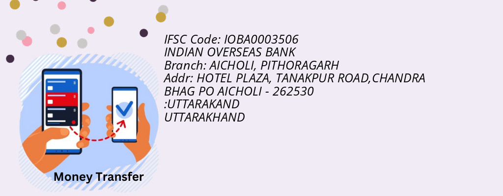 Find INDIAN OVERSEAS BANK IFSC Code PITHORAGARH - AICHOLI Branch Find INDIAN OVERSEAS BANK IFSC Code PITHORAGARH - AICHOLI Branch