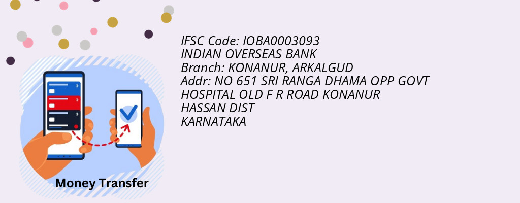 Find INDIAN OVERSEAS BANK IFSC Code ARKALGUD - KONANUR Branch Find INDIAN OVERSEAS BANK IFSC Code ARKALGUD - KONANUR Branch