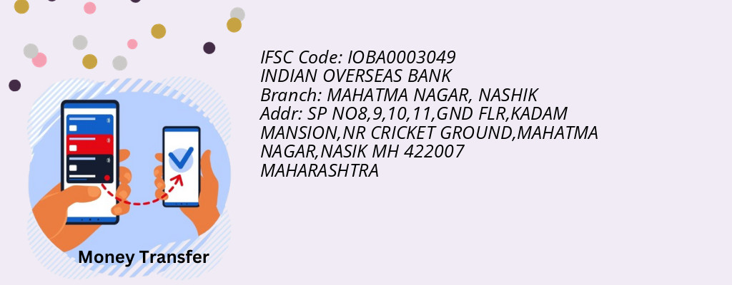 Find INDIAN OVERSEAS BANK IFSC Code NASHIK - MAHATMA NAGAR Branch Find INDIAN OVERSEAS BANK IFSC Code NASHIK - MAHATMA NAGAR Branch