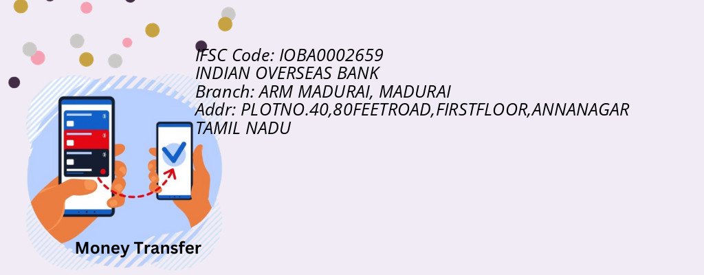 Find INDIAN OVERSEAS BANK IFSC Code MADURAI - ARM MADURAI Branch
