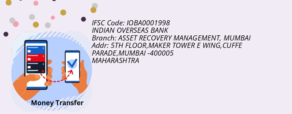 Find INDIAN OVERSEAS BANK IFSC Code MUMBAI - ASSET RECOVERY MANAGEMENT Branch