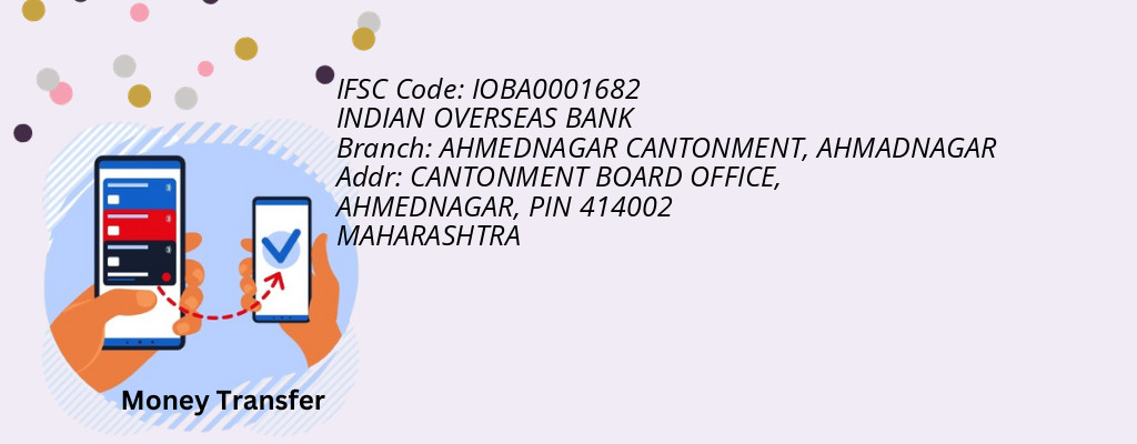 Find INDIAN OVERSEAS BANK IFSC Code AHMADNAGAR - AHMEDNAGAR CANTONMENT Branch