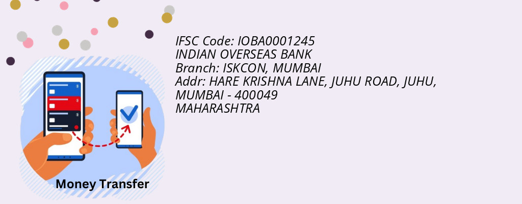 Find INDIAN OVERSEAS BANK IFSC Code MUMBAI - ISKCON Branch