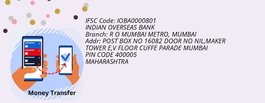Find INDIAN OVERSEAS BANK IFSC Code MUMBAI - R O MUMBAI METRO Branch