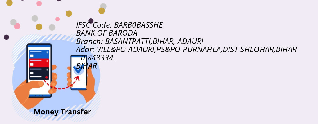Find BANK OF BARODA IFSC Code ADAURI - BASANTPATTI,BIHAR Branch